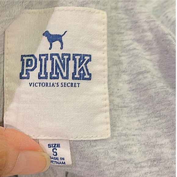 PINK Victoria Secret’s Dress V-neck Racerback Lounge Coverup Heather gray Size S - Picture 2 of 7